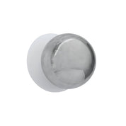 Odessa Small Molten Ripple LED Wall Light 8.5W 4000K Smoky & Matt White
