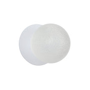Odessa Small Diamond Cut LED Wall Light 8.5W 4000K Clear & Matt White