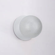 Odessa Small Diamond Cut LED Wall Light 8.5W 4000K Clear & Matt White