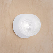 Odessa Small Diamond Cut LED Wall Light 8.5W 4000K Clear & Matt White