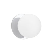Odessa Small LED Wall Light 8.5W 4000K Frosted Opal & Chrome