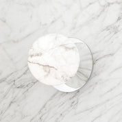 Odessa Small LED Wall Light 8.5W 4000K Marble Opal & Chrome