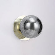 Odessa Small Molten Ripple LED Wall Light 8.5W 4000K Smoky & Gold