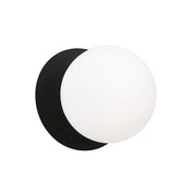 Odessa Large LED Wall Light 8.5W 4000K Frosted Opal & Matt Black