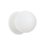 Odessa Large LED Wall Light 8.5W 4000K Frosted Opal & Matt White