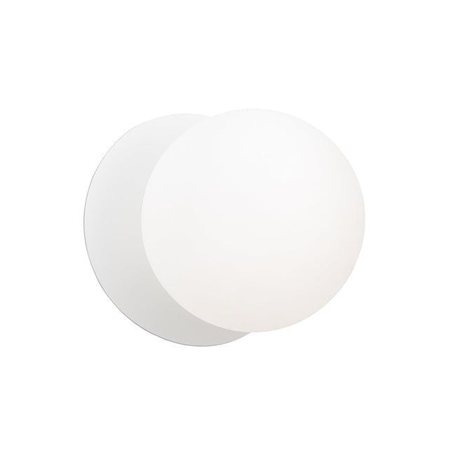 Odessa Large LED Wall Light 8.5W 4000K Frosted Opal & Matt White