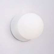 Odessa Large LED Wall Light 8.5W 4000K Frosted Opal & Matt White