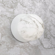 Odessa Large LED Wall Light 8.5W 4000K Marble Opal & Matt White