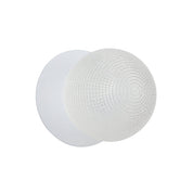 Odessa Large Diamond Cut LED Wall Light 8.5W 4000K Clear & Matt White