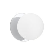 Odessa Large LED Wall Light 8.5W 4000K Frosted Opal & Chrome
