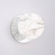 Odessa Large LED Wall Light 8.5W 4000K Marble Opal & Chrome