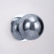 Odessa Large Molten Ripple LED Wall Light 8.5W 4000K Smoky & Chrome