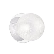 Odessa Large Diamond Cut LED Wall Light 8.5W 4000K Clear & Chrome
