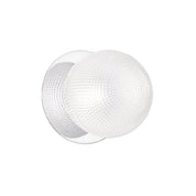 Odessa Small Diamond Cut LED Wall Light 8.5W 4000K Clear & Chrome
