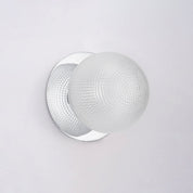 Odessa Small Diamond Cut LED Wall Light 8.5W 4000K Clear & Chrome
