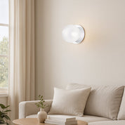 Odessa Small Diamond Cut LED Wall Light 8.5W 4000K Clear & Chrome