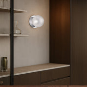 Odessa Small Diamond Cut LED Wall Light 8.5W 4000K Clear & Chrome