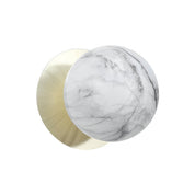 Odessa Large LED Wall Light 8.5W 4000K Marble Opal & Gold