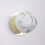 Odessa Large LED Wall Light 8.5W 4000K Marble Opal & Gold