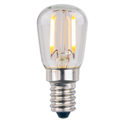 LED Filament Globe 240V 1.5W SES Clear Glass 3000K