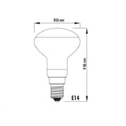 LED Filament Globe 240V 5W SES Mirror Reflector Glass 2700K