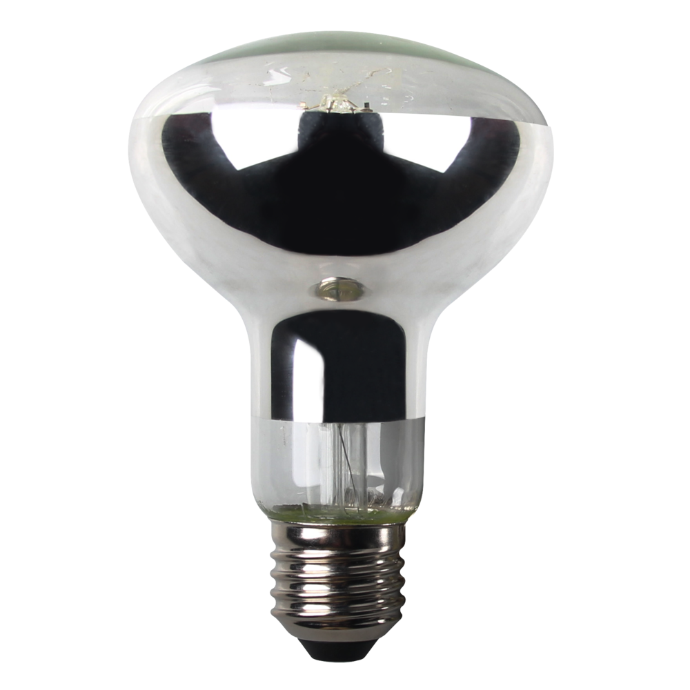 LED Filament Globe 240V 7W ES W80mm Mirror Reflector Glass 6000K