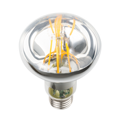 LED Filament Globe 240V 7W ES W80mm Mirror Reflector Glass 6000K