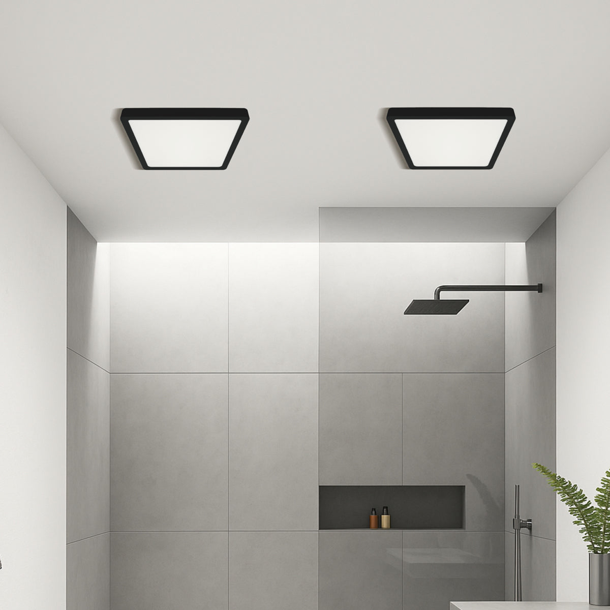 LUNOS 23CM SQUARE OYSTER