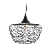 Weave Pendant Light Small, Large in Black