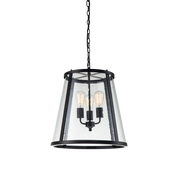 Lauren Pendant Light Small, Medium, Large in Black, Bronze or Satin Nickel