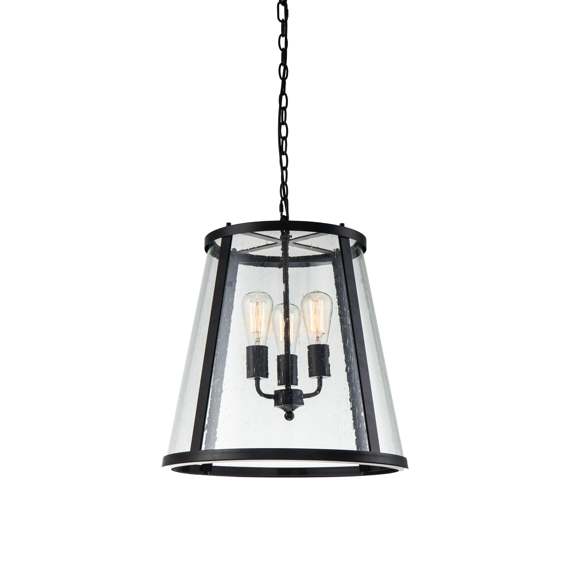 Lauren Pendant Light Small, Medium, Large in Black, Bronze or Satin Nickel