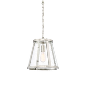 Lauren Pendant Light Small, Medium, Large in Black, Bronze or Satin Nickel