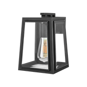 London Outdoor Wall Light in Forge Black or Weathered Bronze