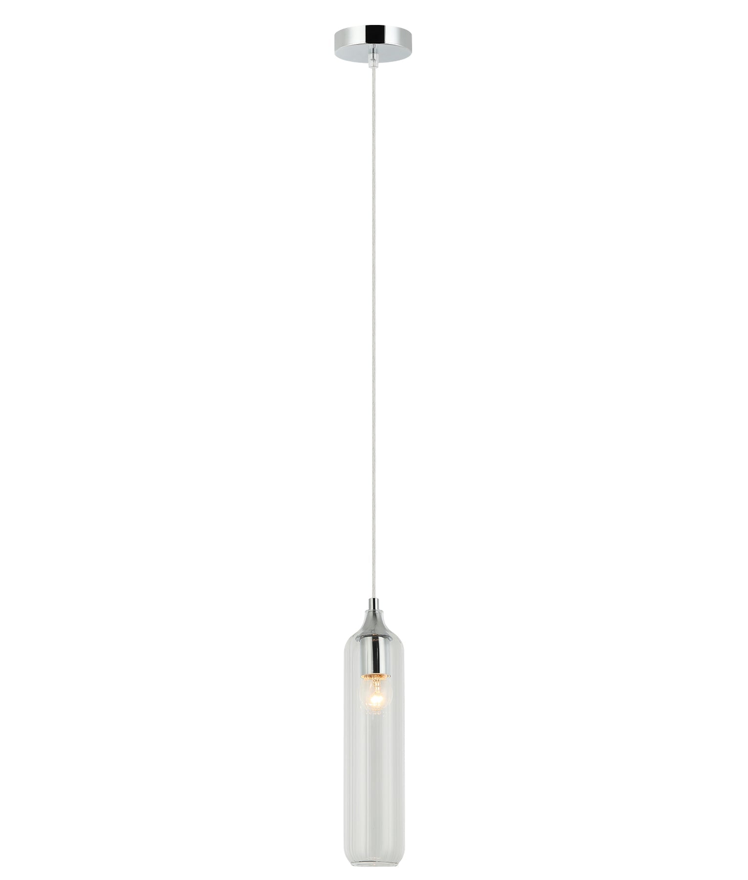 MANGA: Interior Glass Cylinder Pendant Lights