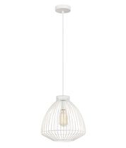MANU: Modern Interior Cone (Concave) Wire Cage Pendant Lights