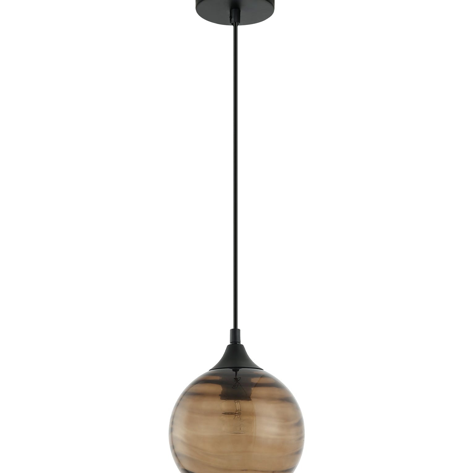 MARBRE: Modern Retro Interior Wine Glass Wavy Glass Pendant Lights