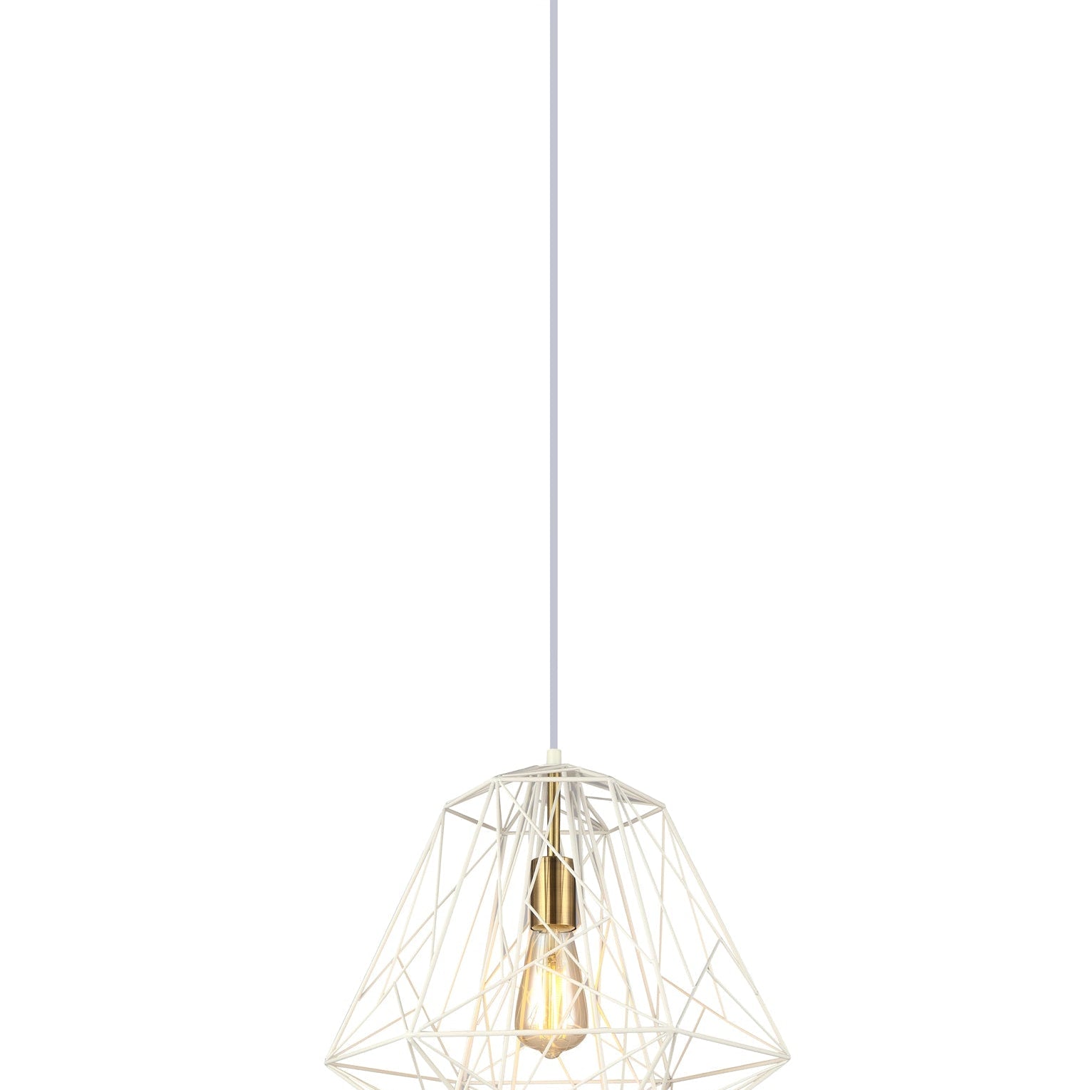 MARTE: Geometric Design Interior Iron Cage Pendant Lights