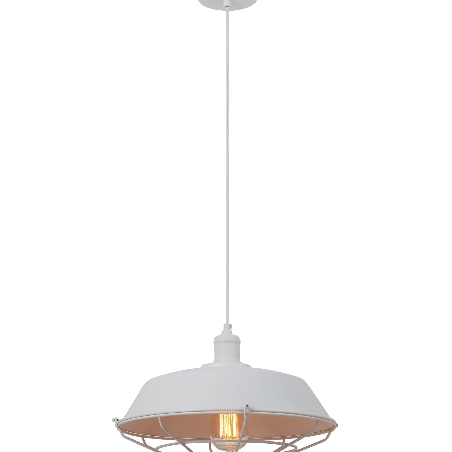 MATRIX: Industrial Iron Dome & Cage Pendant Lights