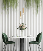 MIKRO: Modern Karaoke Mic Shape Interior Cylinder & Mesh Pendant Lights