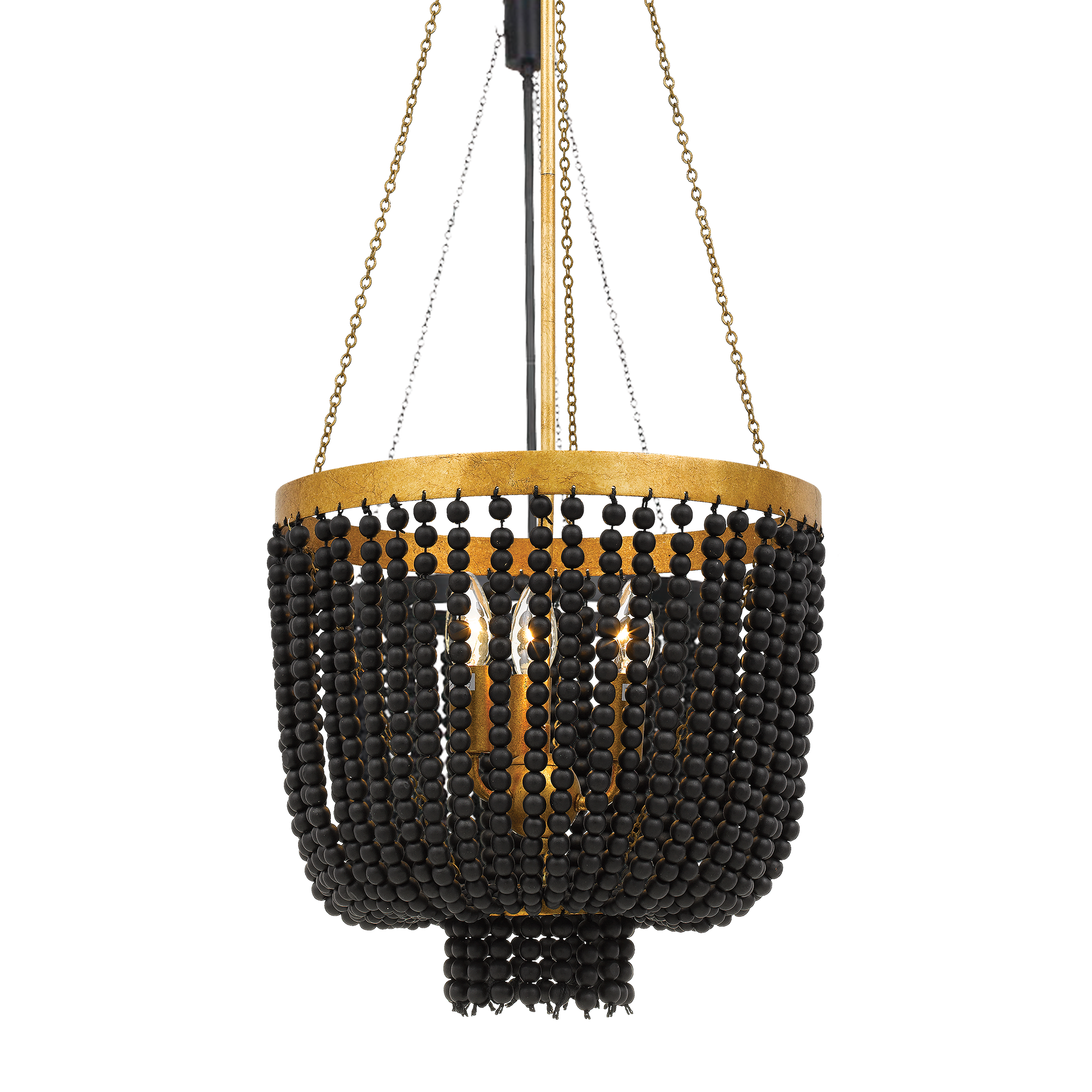 Maddisson Pendant Light Small, Large in Black, Black/Gold, Bronze/Natural or Whitewash/Gold