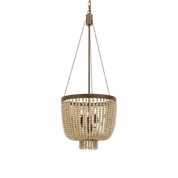 Maddisson Pendant Light Small, Large in Black, Black/Gold, Bronze/Natural or Whitewash/Gold
