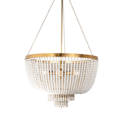 Maddisson Pendant Light Small, Large in Black, Black/Gold, Bronze/Natural or Whitewash/Gold