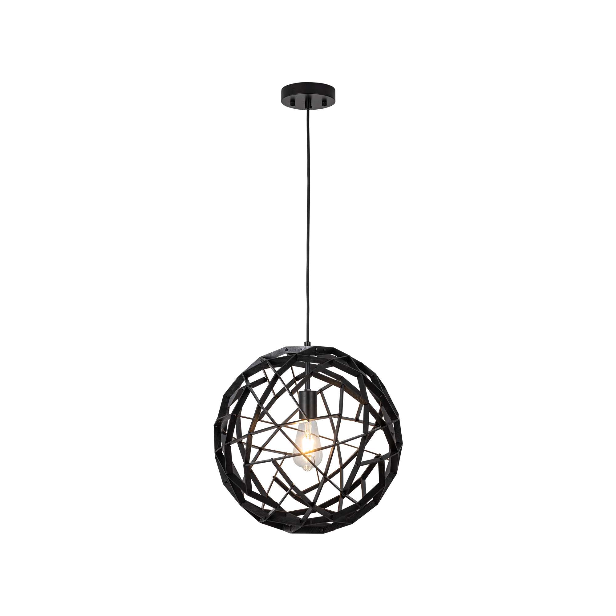 Malmo Pendant Light Small, Medium, Large in Black, Natural or White