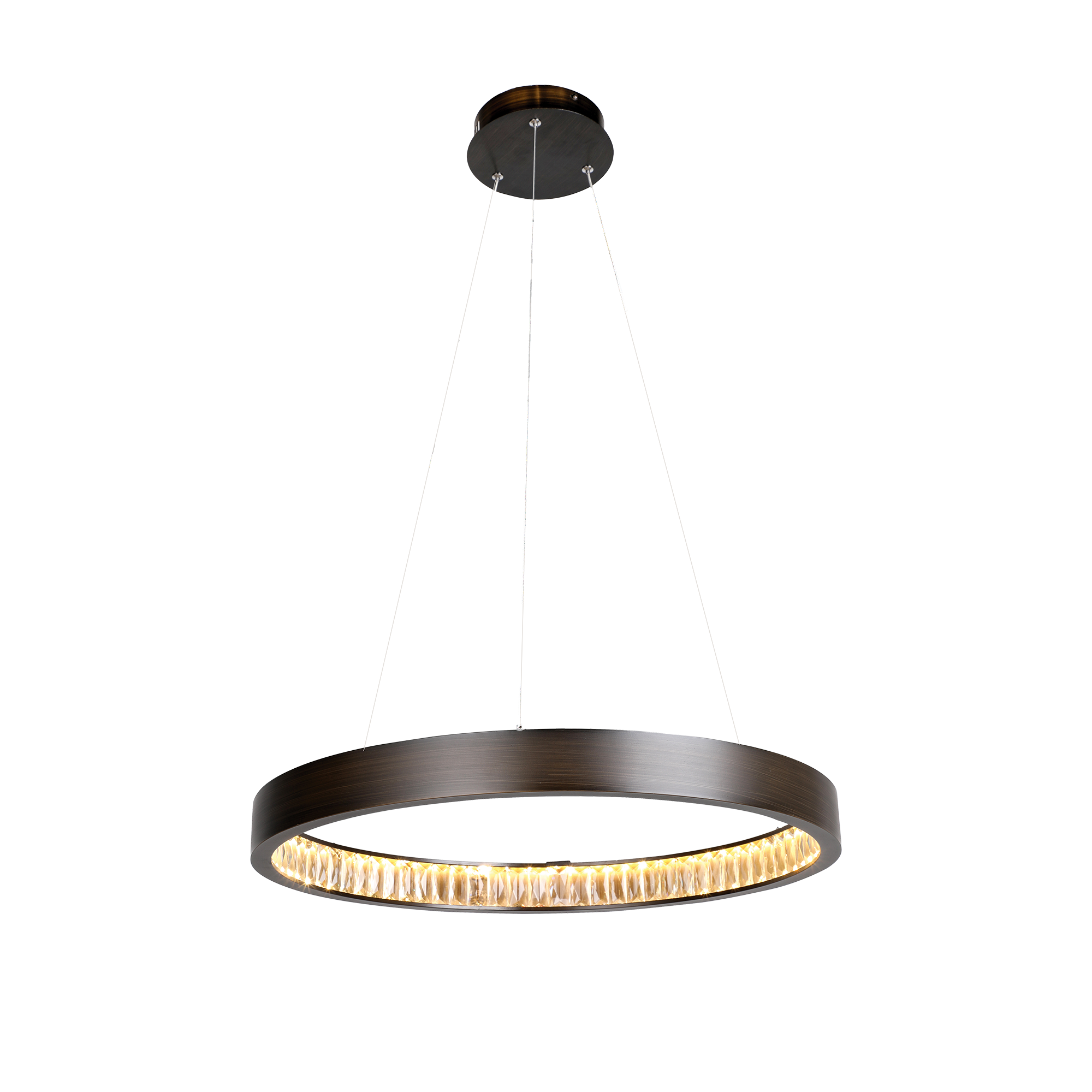Margo LED Pendant Light 1 Tier 600mm, 800mm in Crystal