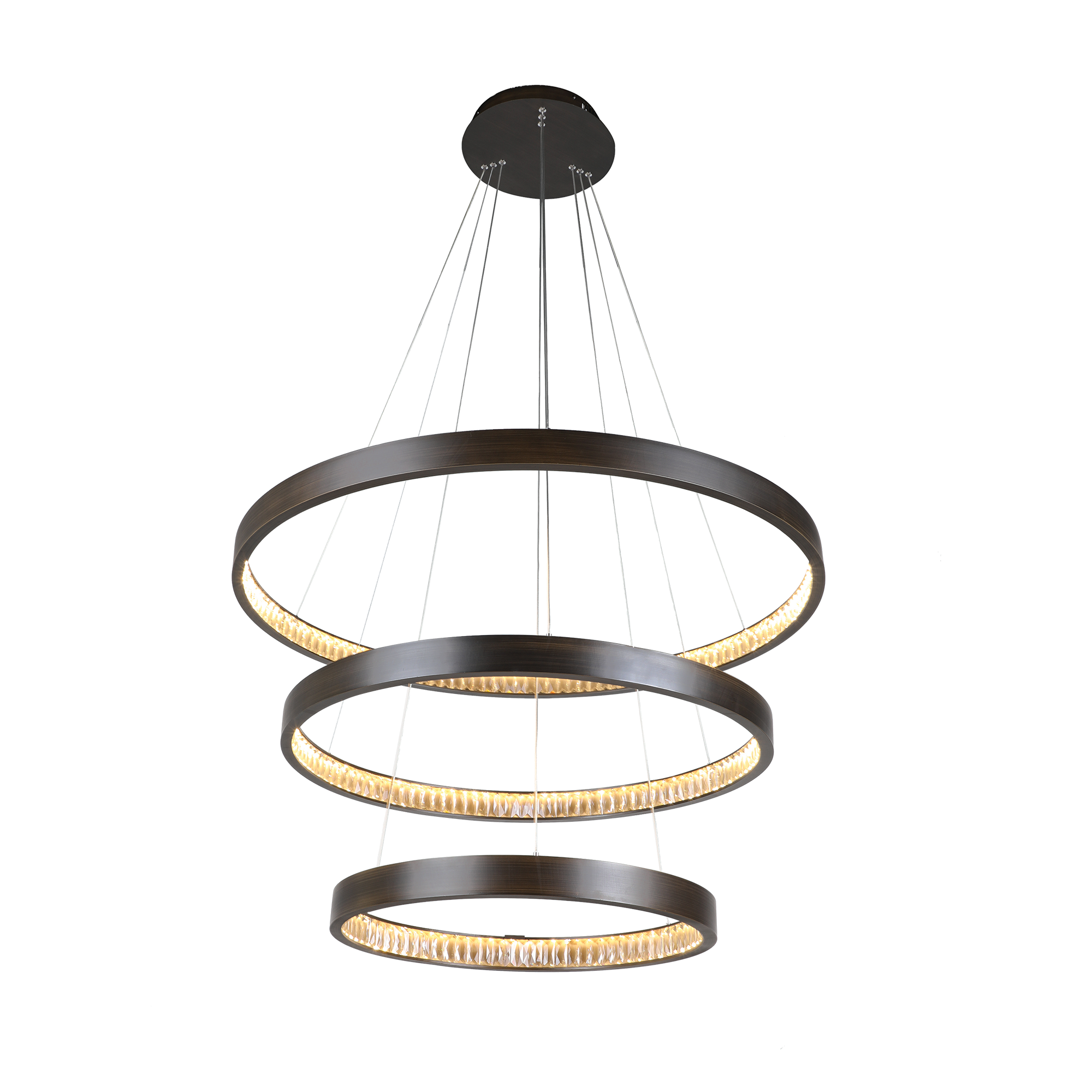 Margo LED Pendant Light 3 Tier 110w in Crystal