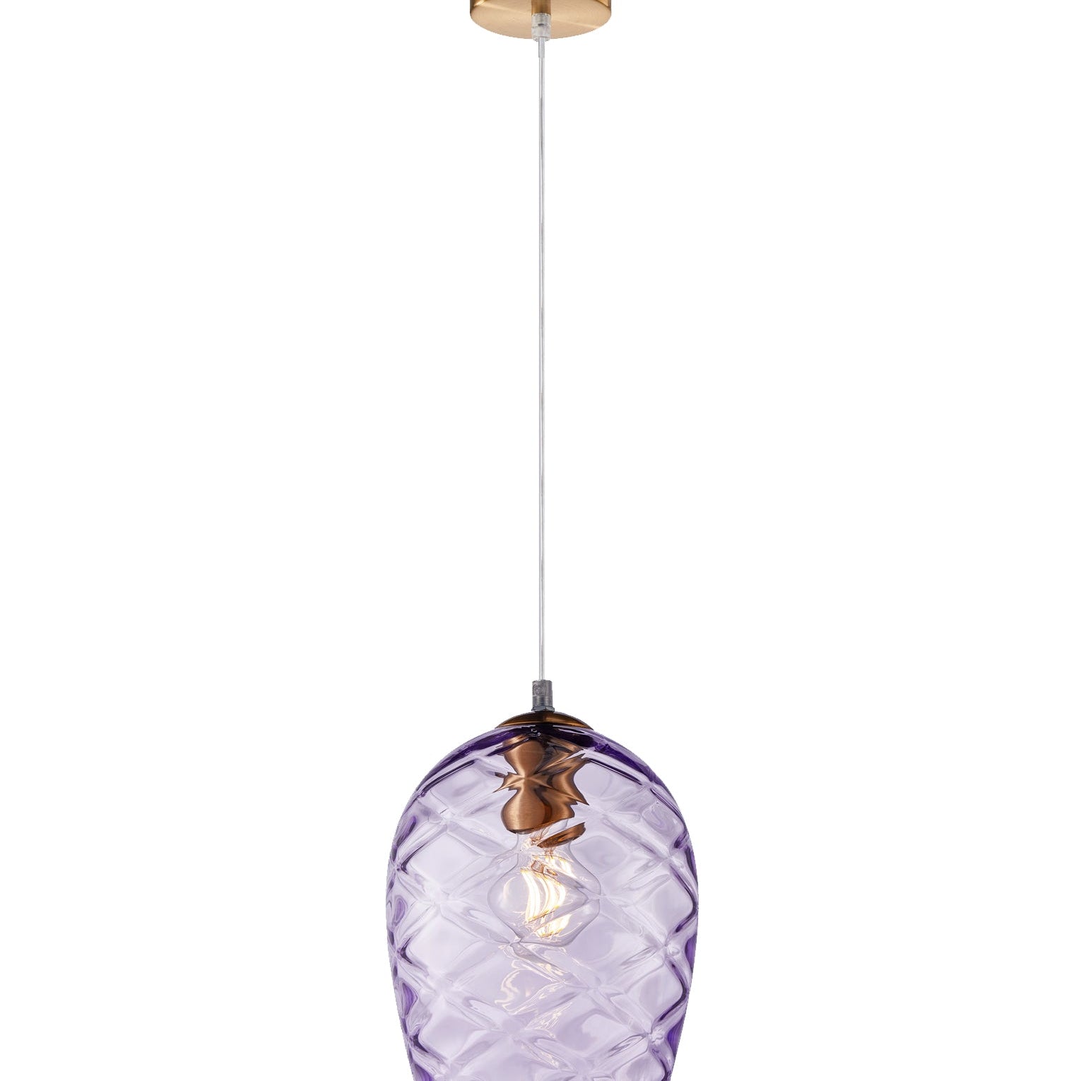 NETA: Interior Wine Glass Shade Segmented Pendant Lights