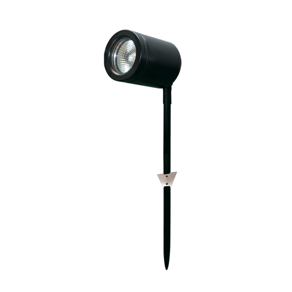 New Port Spike Light 12V Black Aluminium 3CCT
