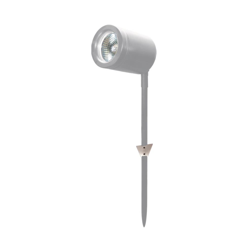 New Port Spike Light 12V Silver Aluminium 3CCT