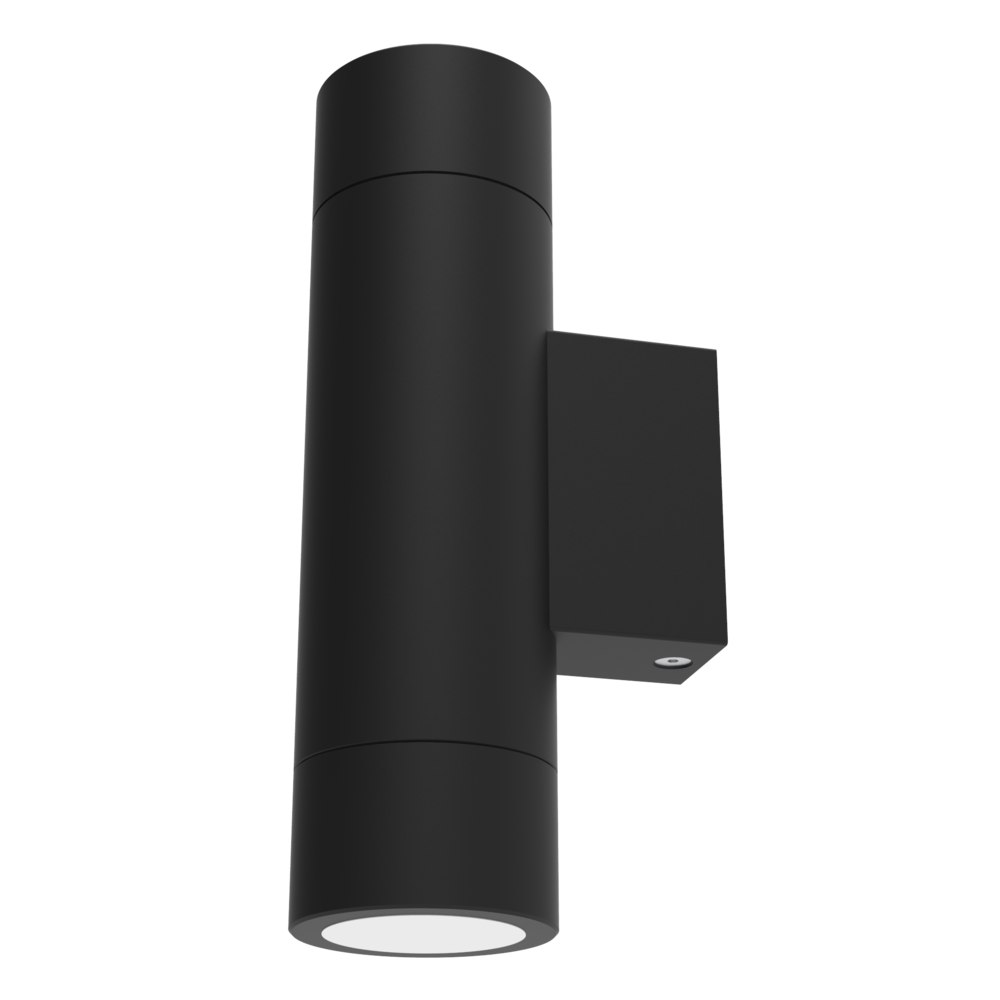 New Bondi Up / Down Wall Light 8W Black Aluminium 3CCT