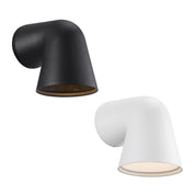 Front Single Outdoor Wall Light in White or Black